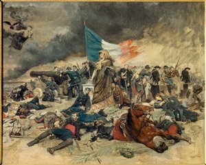 Die Belagerung von Paris (1870-1871), Allegorie