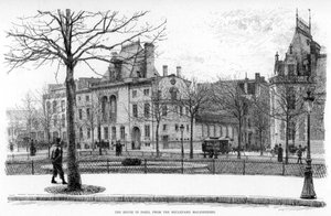 Das Haus in Paris, vom Boulevard Malesherbes