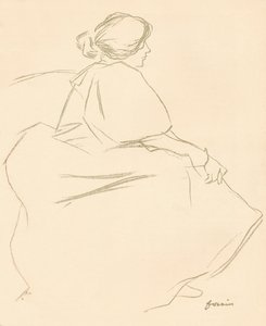 Eine Studie in Kreide, ca. 1872-1898 von Jean Louis Forain