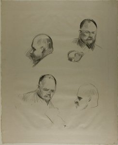 Ambroise Vollard, vier Skizzen