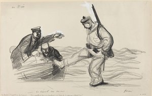Au Piree. - Die Abreise der Boches, ca. 1914-1919