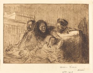 Beweis bei der Anhörung (zweite Platte) von Jean Louis Forain