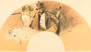 Fächer von Jean Louis Forain