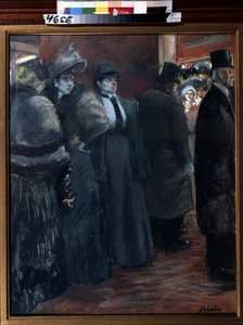 Theaterfoyer von Jean Louis Forain