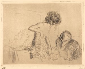 In einem privaten Raum (erste Platte) von Jean Louis Forain