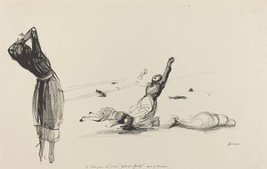 Der Angriff auf eine englische Festung, wahrscheinlich 1917