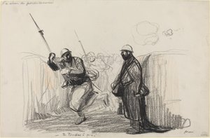 Le retour du permissionnaire. -Tu Tombes à pic!, ca. 1914-1919