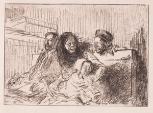 Zeugen bei der Verhandlung von Jean Louis Forain
