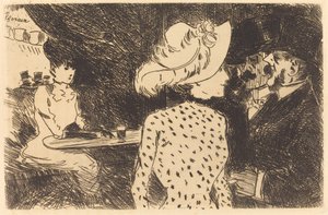 Die Folies Bergère (abgelehnte Platte, zweite Platte) von Jean Louis Forain