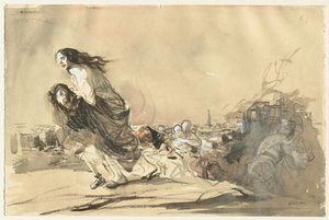 "Die deutschen Truppen erhielten den formellen Befehl, Privateigentum zu schonen" von Jean Louis Forain