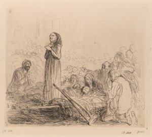 Das Wunder vor dem Allerheiligsten Sakrament von Jean Louis Forain
