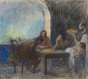 Das Abendmahl in Emmaus, möglicherweise ca. 1912-1913