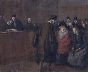 Die Gerichtsszene, 1910 von Jean Louis Forain