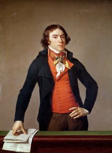 Bertrand Barere de Vieuzac (1755-1841) mit dem Urteil über Louis XVI (1754-93) 4. Januar 1793 von Jean Louis Laneuville