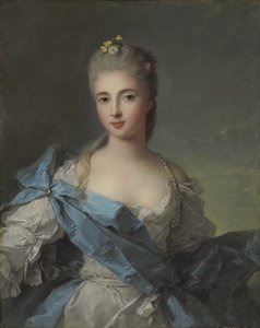 Porträt der Herzogin de la Rochefoucauld von Jean Marc Nattier