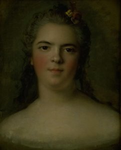 Porträt von Louise-Élisabeth de France, Tochter von Ludwig XV. "Mme Infante" von Jean Marc Nattier