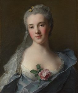 Porträt von Manon Balletti von Jean Marc Nattier