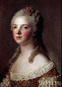 Porträt von Marie Adelaide von Frankreich genannt Madame Adelaide (1732-1799) Tochter von Ludwig XV