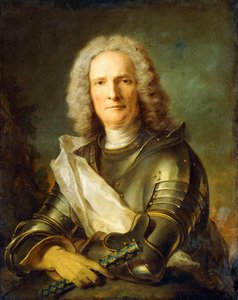 Porträt eines Marschalls von Frankreich, wahrscheinlich Chretien-Louis de Montmorency-Luxembourg von Jean Marc Nattier