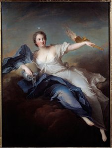 Porträt der Herzogin von Châteauroux in Aurora (Marie Anne de Mailly Nesle)