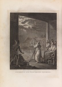 Experiment zur natürlichen Elektrizität von Jean Michel Moreau the Younger the
