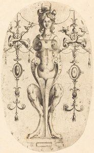 Sphinx mit Halbmond auf dem Kopf von Jean Mignon