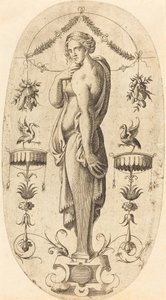 Frau mit linkem Profil von Jean Mignon