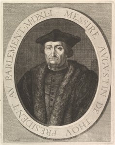 Augustin de Thou, Präsident am Parlament von Jean Morin