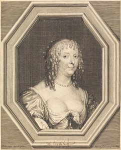 Anne Sophie Herbert, Gräfin von Carnarvon von Jean Morin after Sir Anthony van Dyck