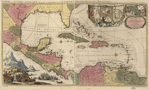 Archipel von Mexiko mit den Inseln Kuba, Hispaniola, Jamaika usw.