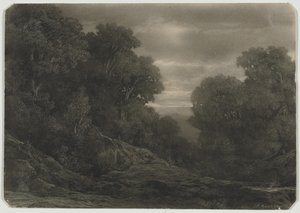 Landschaft mit Bäumen von Jean Philippe George