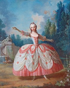Porträt von Barbara Campanini, bekannt als La Barbarina von Jean Philippe de La Roche