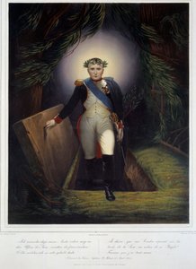 Ganzkörperporträt von Napoleon I (1769 - 1821) von seinem Grab