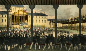 Innenansicht der Versammlung des Champs-de-Mai..., 1815, 1921