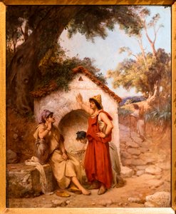 Algerische Frauen um den Brunnen