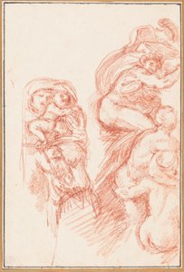 Figuren von der Decke der Sixtinischen Kapelle von Jean Robert Ango