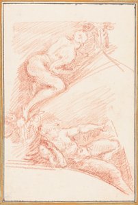 Figuren von der Decke der Sixtinischen Kapelle von Jean Robert Ango