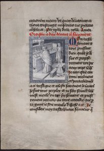 Heilige Messe mit Philipp dem Guten. Das Stundenbuch von Philipp von Burgund von Jean Tavernier