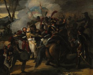 Der Tod von General Colbert, ca. 1809-10 von Jean Victor Schnetz