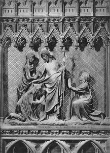 Kathedrale, Innenraum, Chorschranke, Jesus Christus und die heiligen Frauen, ca. 1340-51