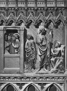 Kathedrale, Innenraum, Chorschranke, Jesus Christus erscheint dem Heiligen Petrus, ca. 1340-51