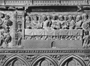 Kathedrale, Innenraum, Chorschranke, Das letzte Abendmahl, ca. 1340-51