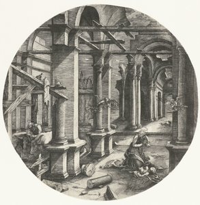 Die Heilige Familie in Bethlehem von Jean de Gourmont (I)