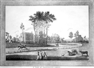 Ein Blick auf Paddington Green, 1782-3 von Jefferyes Hammett O