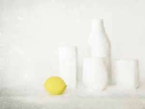 Helles Zitronen-Stillleben von Jeffrey Hummel