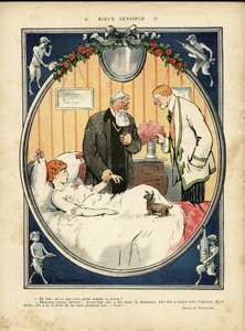 Illustration von Jehan Testevuide in Le Lire, Nr. 375, 09/04/10 - Besser empfindlich - Medizinisch