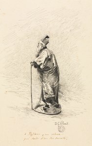 Studie für den Magier in "Conte de Fée" (Märchen) von Jehan Georges Vibert