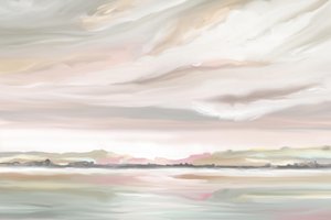 Serene Pastelllandschaft von Jenna Alheit