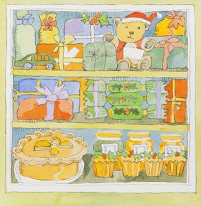 Weihnachtsschrank Innenansicht von Jennifer Abbott