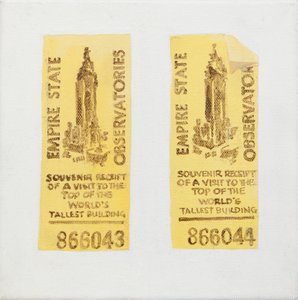 Altes Ticket des Empire State Building von Jennifer Abbott